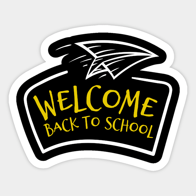 Welcome Back To School Sticker by designdaking